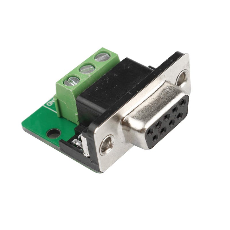 Futheda 2PCS D-sub DB9 Interface Breakout Board Connector 9-pin 2-Row Female RS-232 Serial Port Solderless Terminal Block Adapter - Image 3